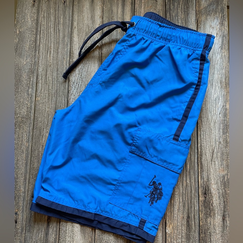 U.S. Polo Assn. Navy and Blue Swim Shorts